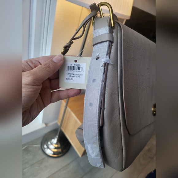 Fossil Light Gray Crossbody Bag - Picture 4 of 10